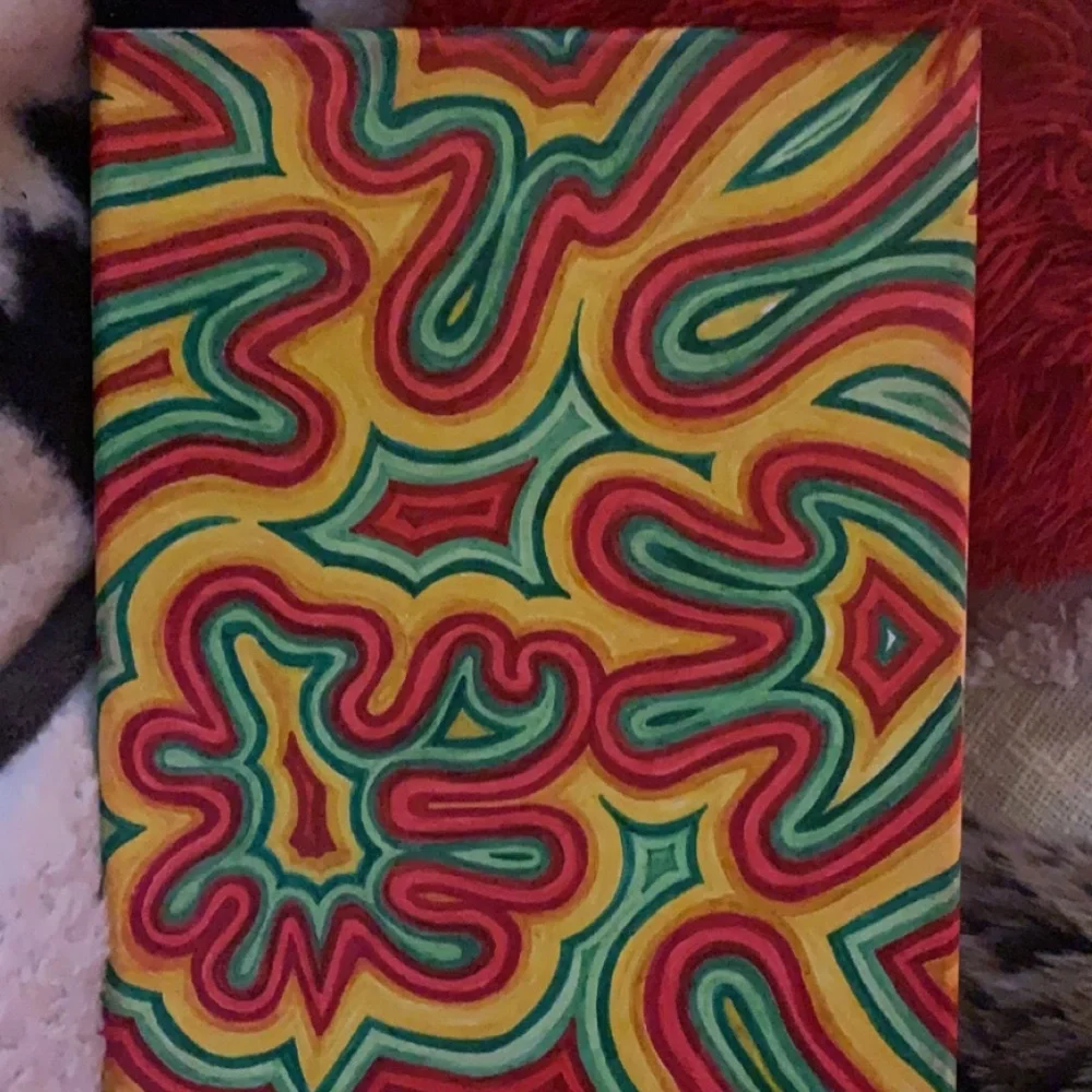 Trippy Rasta Color Canvas - Picture 2 of 2